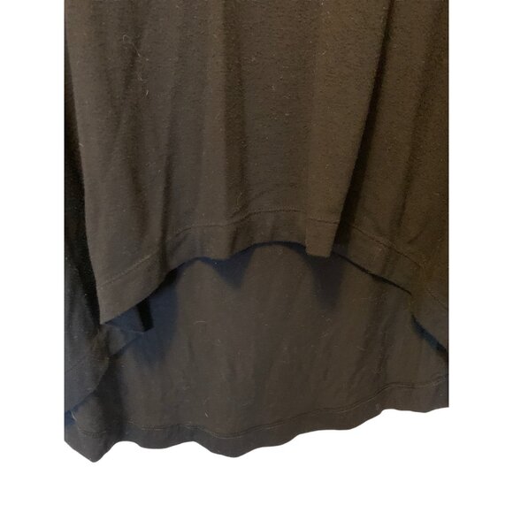 🌸3/$15🌸Express Black Long Sleeve Hi-Lo Blouse sz Small Tunic - Picture 2 of 6